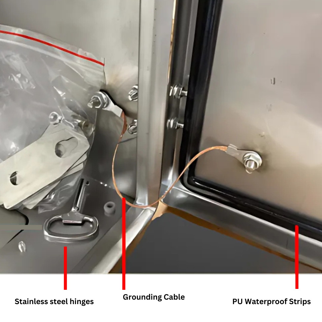 IP66 Electrical Enclosure Box 300 x 300 x 200 1.2mm 304 Stainless Steel