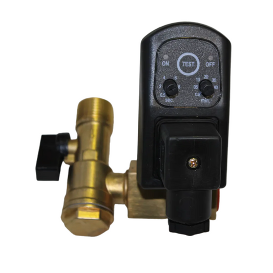 Electronic Drain Valve Auto Moisture Removal & Timer Control