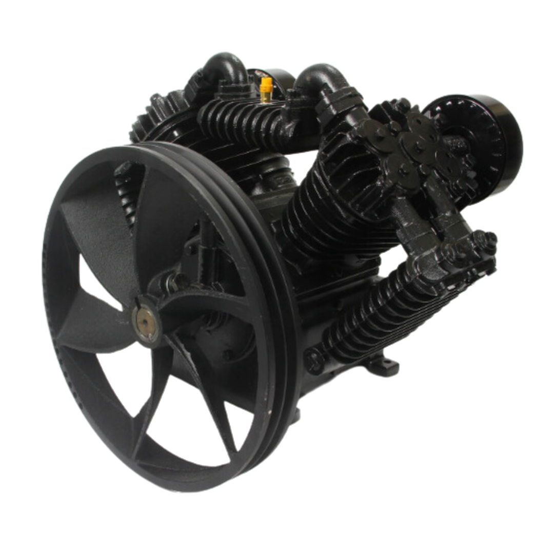 High Pressure 2 Stages Compressor Pump 42CFM 175PSI 13BAR Cast Iron Made 10HP