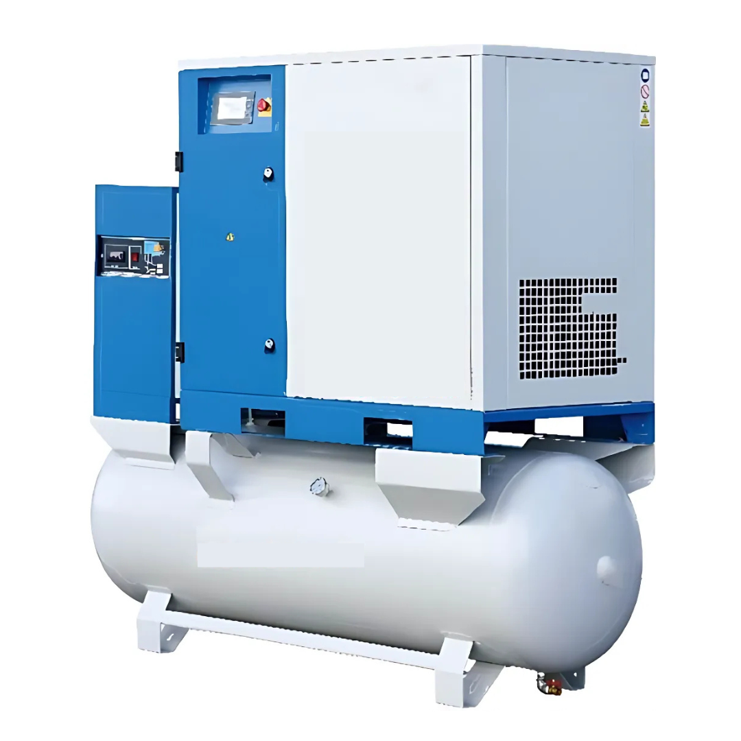 7.5KW Screw Air Compressor 42CFM Integrated AIO PM VFD
