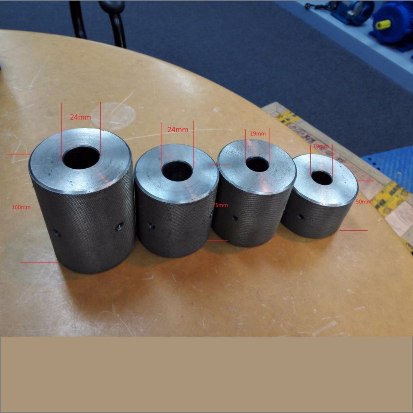 Belt Sander Pulley Length 50mm Diameter 70mm Shaft 19mm Drive Wheel 2" Belt