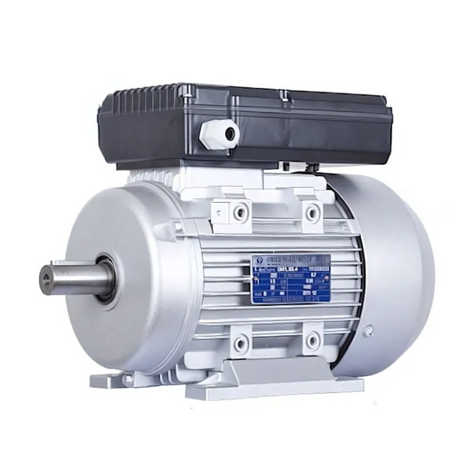 2.2kW 3HP 2800rpm Compressor Motor Single Phase 240V 19mm Shaft Dual Capacitors