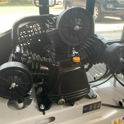 240V 12CFM 100L Tank Air Compressor 2.2KW/3HP 120PSI Single Piston for Heavy Duty Use