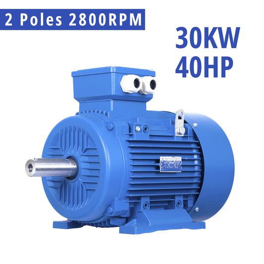 30kW 2-Pole 3-Phase Induction Motor 40HP 2800RPM