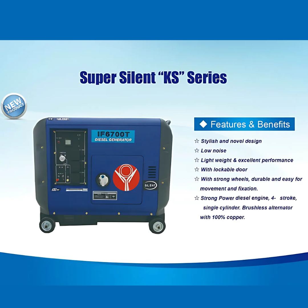 4.5kW Super Silent Diesel Generator Lightweight
