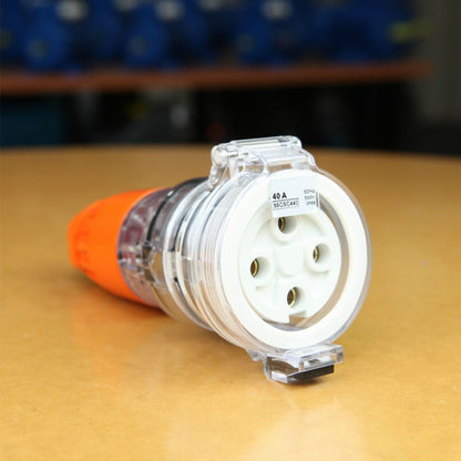 4 Pin 3 Phase Extension Socket 50HZ 500v IP66