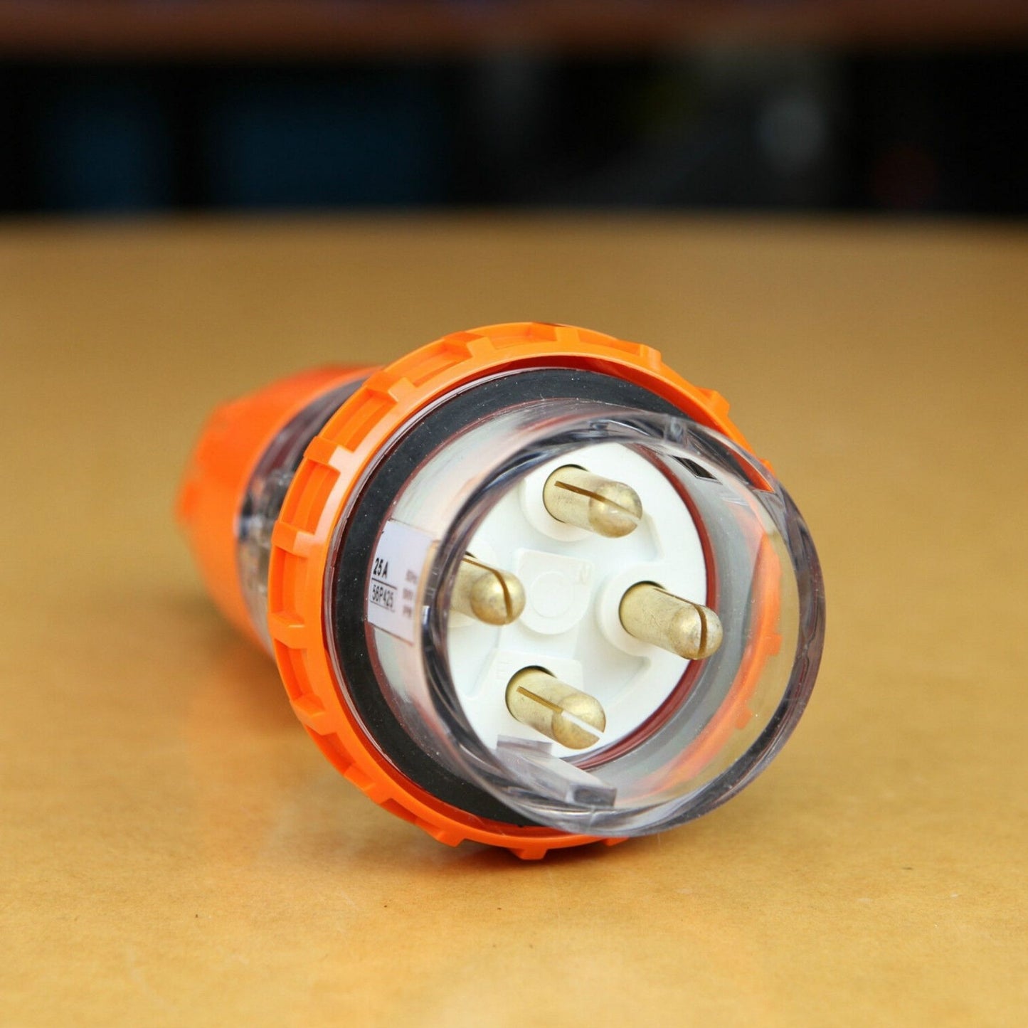 4 Pin 3 Phase Straight Plugs 50HZ 500v IP66