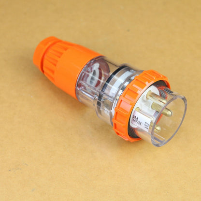 4 Pin 3 Phase Straight Plugs 50HZ 500v IP66