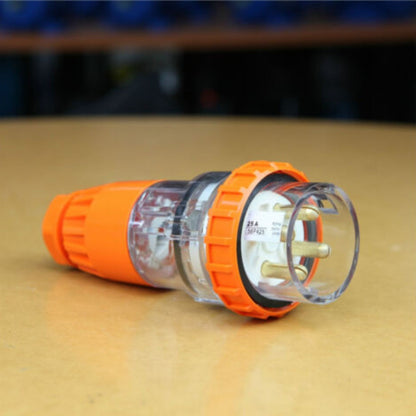 4 Pin 3 Phase Straight Plugs 50HZ 500v IP66