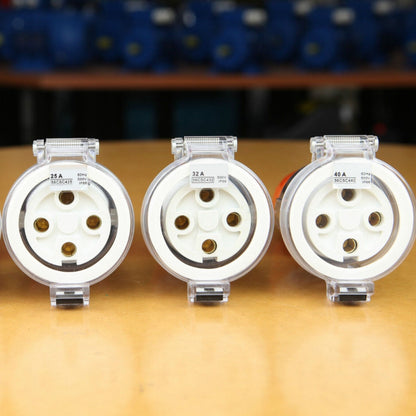 4 Pin 3 Phase Extension Socket 50HZ 500v IP66