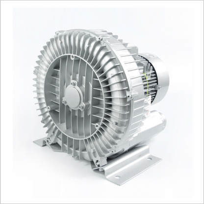 Single Phase Vortex Air Blower 0.37kw 0.5HP Gas Pump High Pressure Suction Fan