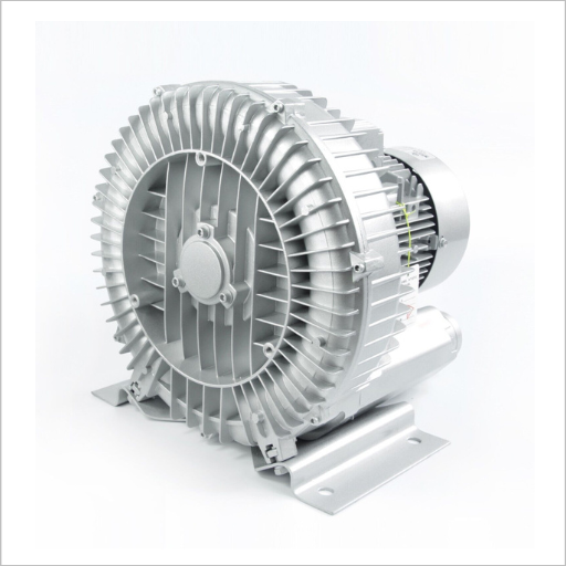 Single Phase Vortex Air Blower 0.37kw 0.5HP Gas Pump High Pressure Suction Fan