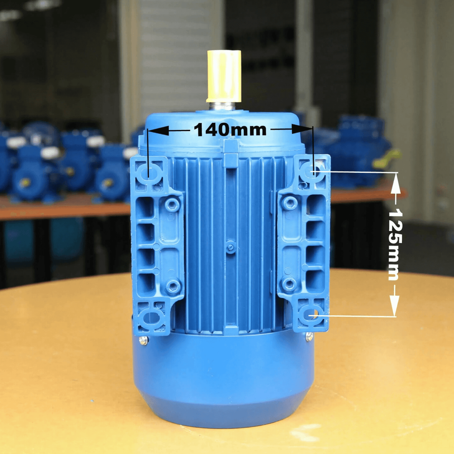 1.1kW 1.5HP B14 Flange Motor 1400RPM Reversible Single Phase 240V 24mm Shaft