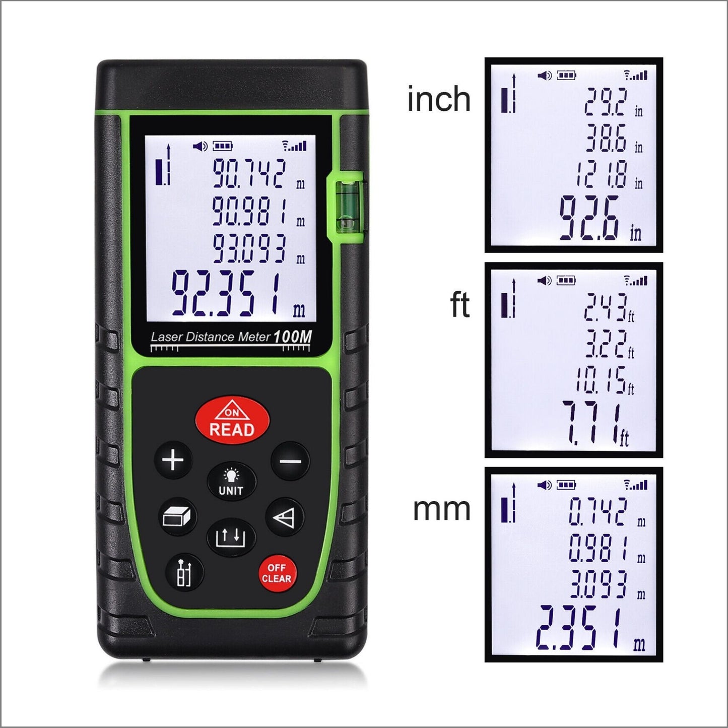 100M Laser Distance Meter Builder Measurement Inspection Tools