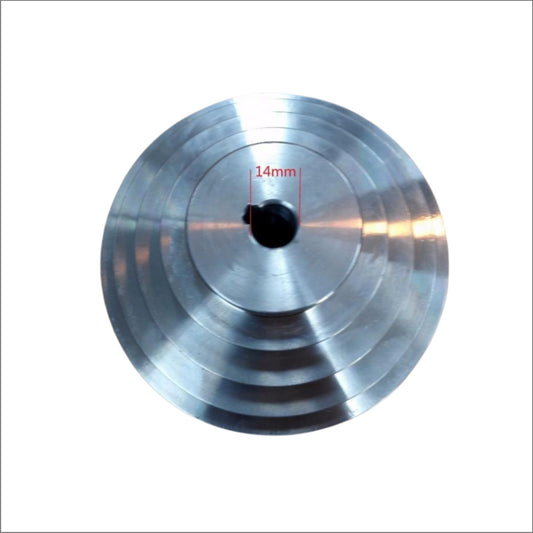 Lathe 5 Layer Step Pulley Shaft 14mm