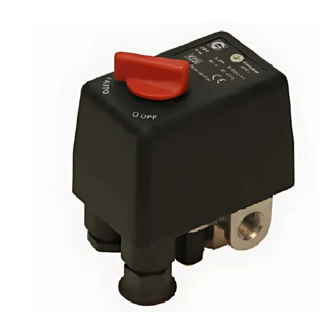 Condor MDR 1/11 EV1S Pressure Switch Four Outlets 1/4" Alu Unloader Valves