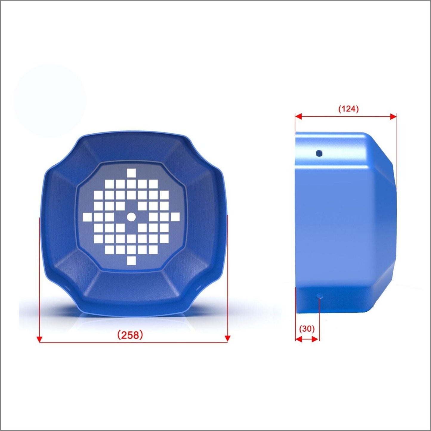 Motor Fan Cover 4 Mounting Holes Frame Number 80-132YX3 Three Phase Asynchronous