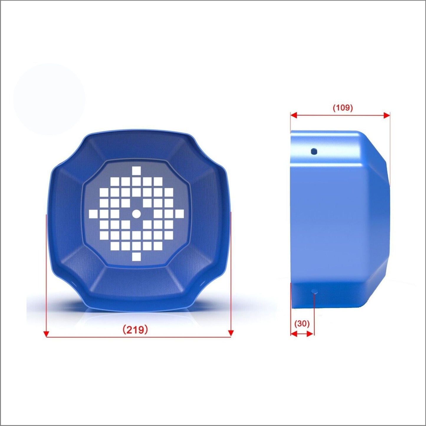 Motor Fan Cover 4 Mounting Holes Frame Number 80-132YX3 Three Phase Asynchronous
