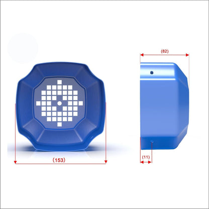 Motor Fan Cover 4 Mounting Holes Frame Number 80-132YX3 Three Phase Asynchronous