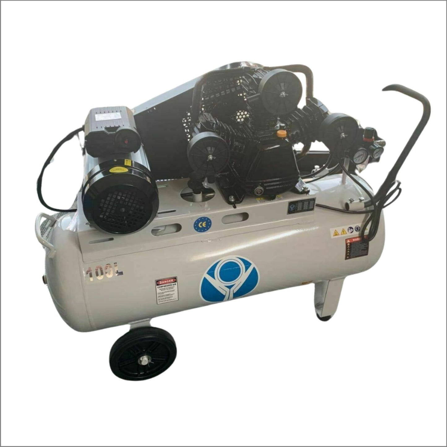 Piston Air Compressor 342L 13CFM 100L Single 240V 2.2KW 3HP 120PSI