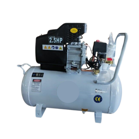 Piston Air Compressor 6.8CFM 192L 50L Tank 8BAR 240V 1.85KW 2.5HP 115PSI