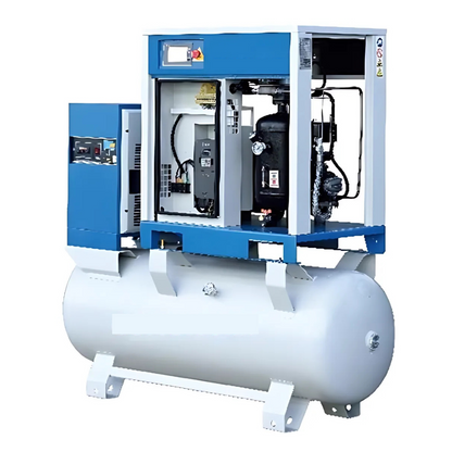 11KW 59CFM Screw Air Compressor Integrated AIO PM VFD