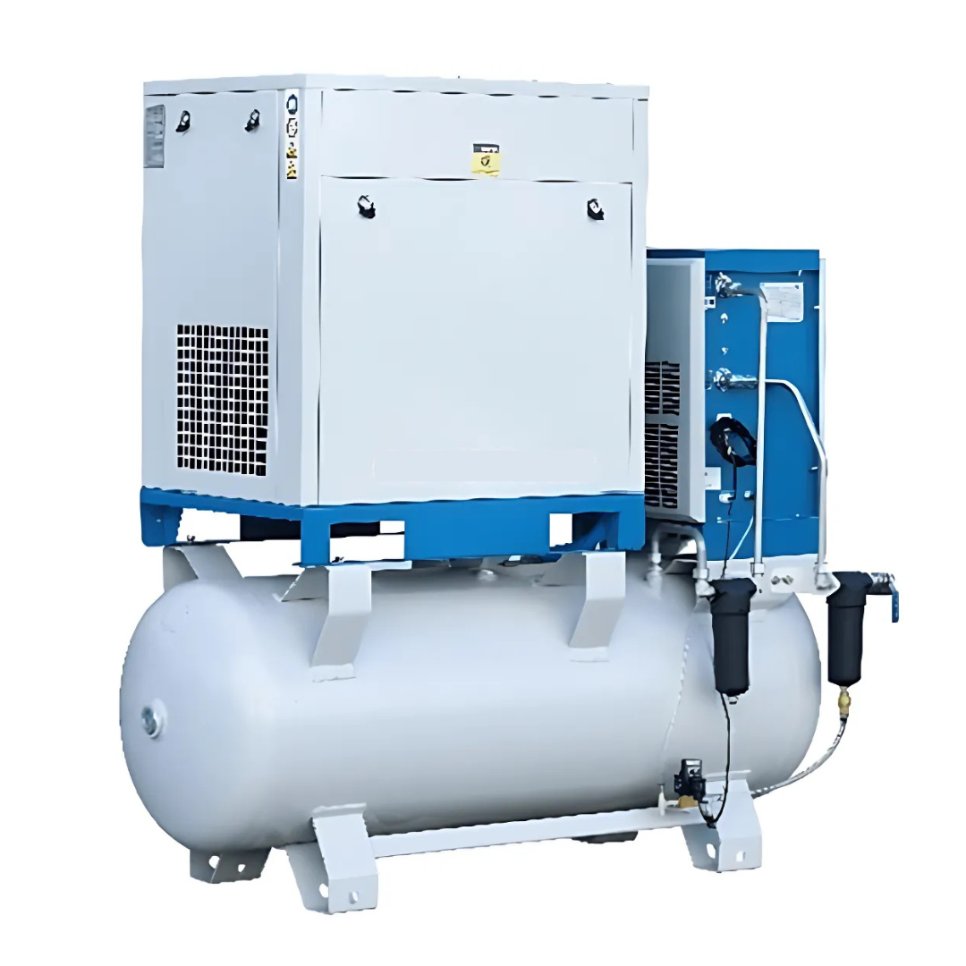 15KW 80CFM Screw Air Compressor Integrated AIO PM VFD – oz compressors