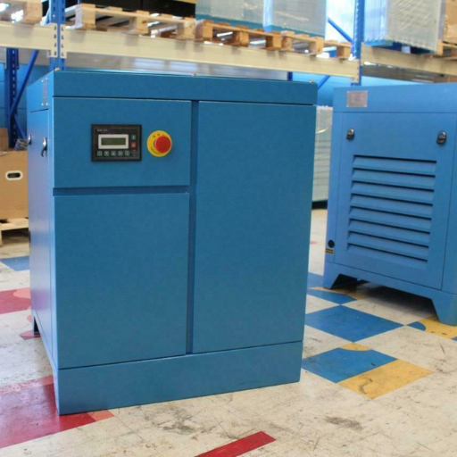Screw Air Compressor System 42CFM 7.5kw Tank Dryer Filters Full SS Fittings