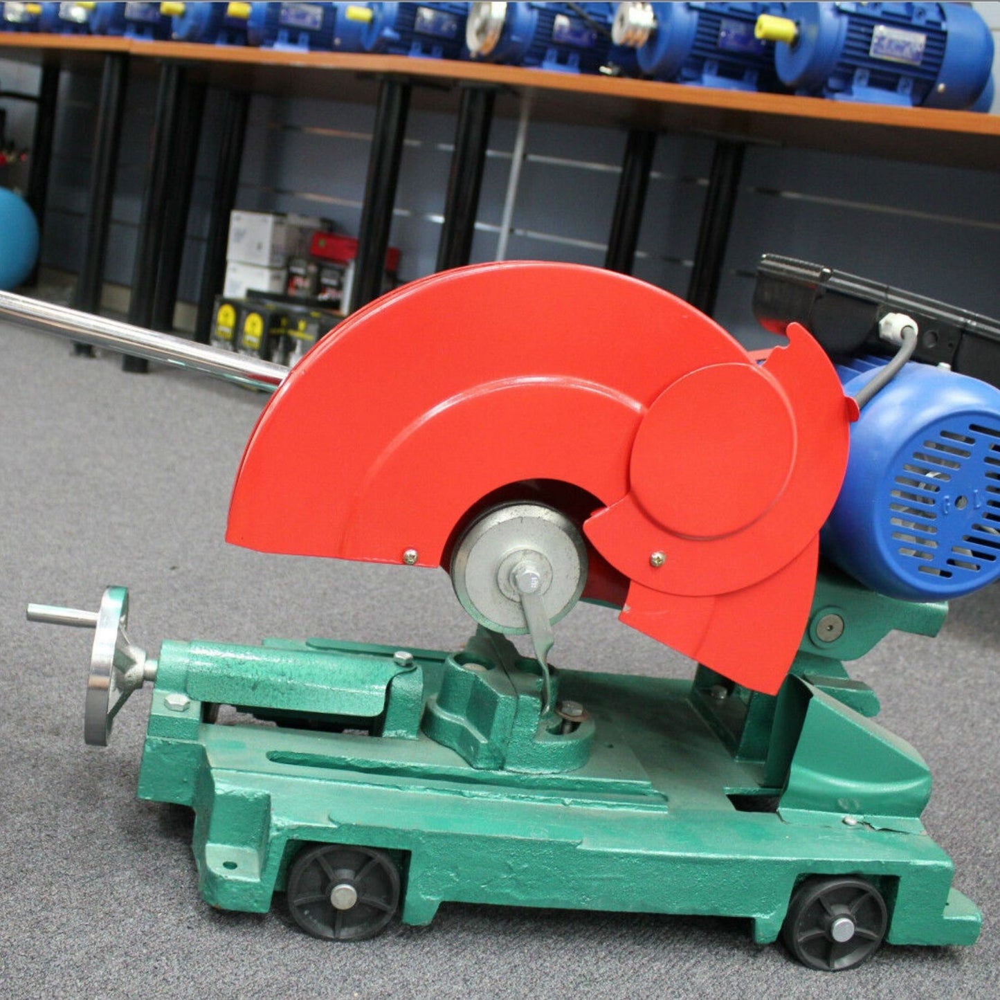 Single Phase Drop Saw Metal Cut-off Cutting Chop Saw 16" 2.2kw 3hp