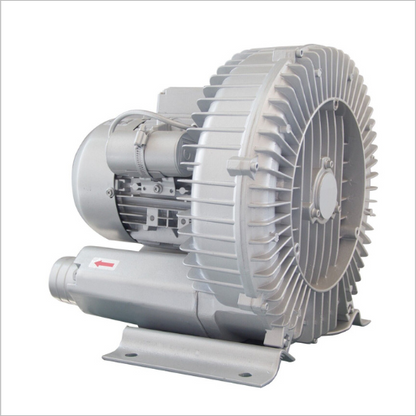 Single Phase Vortex Air Blower 0.37kw 0.5HP Gas Pump High Pressure Suction Fan