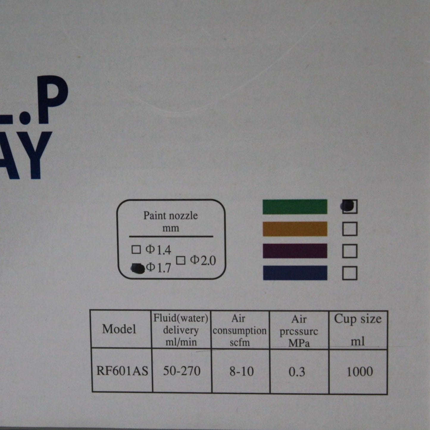 Spray Gun RF601AS Air Tools