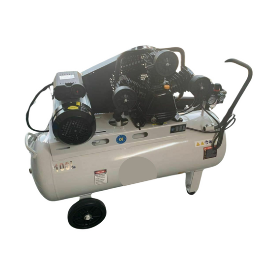 Piston Air Compressor 342L 13CFM 100L Single 240V 2.2KW 3HP 120PSI